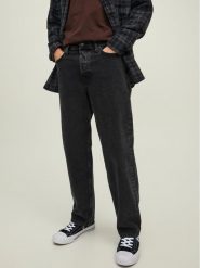 Jack&Jones Jeansy Eddie 12216879 Czarny Loose Fit. Czarne jeansy męskie Jack&Jones, bez wzorów, z bawełny. Za 119.99 zł.