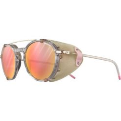 Okulary JULBO LEGACY - beżowo/różowe | REACTIV Glare Control cat 1-3. Brązowe okulary przeciwsłoneczne męskie JULBO, bez wzorów, sportowe. W wyprzedaży za 832.15 zł.