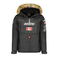 Kurtka turystyczna męska Canadian Peak Bonopeak. Czarne kurtki męskie Canadian Peak, m, bez wzorów, z poliamidu, bez ramiączek, bez kaptura. Za 524.70 zł.
