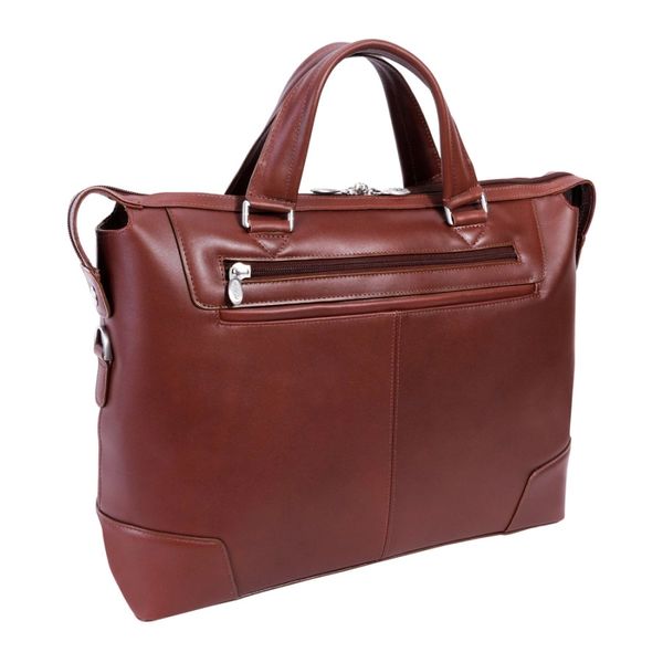 Skórzana męska torba na laptopa MCKLEIN Arcadia 88764 brązowa. Brązowe torby na laptopa męskie Mcklein, bez wzorów, ze skóry. Za 799.99 zł.