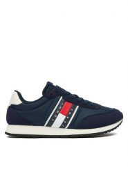 Tommy Jeans Sneakersy Tjm Classic Runner EM0EM01709 Granatowy. Niebieskie buty sportowe na co dzień męskie Tommy Jeans, m, bez wzorów, z jeansu, bez ramiączek, bez kaptura. Za 369.99 zł.