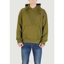 Bluza Mężczyzna THE NORTH FACE M RAGLAN BOX NSE HOODIE. Zielone bluzy nierozpinane męskie The North Face, m, bez wzorów, z bawełny, z kapturem. Za 337.25 zł.