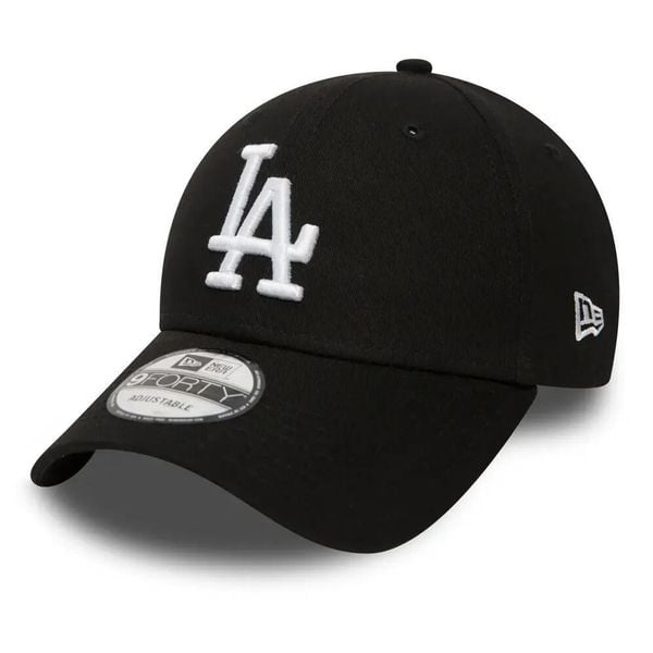 Czapka z daszkiem New Era MLB Los Angeles Dodgers. Czarne czapki męskie New Era, bez wzorów, z poliesteru, eleganckie. Za 109.99 zł.