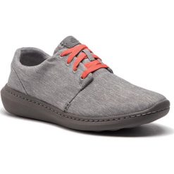 Półbuty CLARKS - Step Urban Lo 261381807 Grey. Szare codzienne półbuty męskie Clarks, z materiału, klasyczne. W wyprzedaży za 219.00 zł.