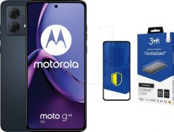 Smartfon Motorola Moto G84 5G 8/256GB Granatowy (PAYM0041PL) + FlexibleGlass. Niebieskie smartfony Motorola. Za 662.00 zł.
