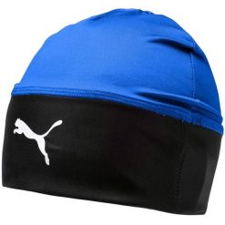Czapka Puma Liga Beanie Senior. Niebieskie czapki męskie Puma, bez wzorów, sportowe. Za 92.92 zł.