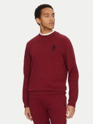 U.S. Polo Assn. Bluza MUP2256 Czerwony Regular Fit. Czerwone bluzy nierozpinane męskie U.S. Polo Assn., m, bez wzorów, z bawełny, bez ramiączek, bez kaptura. Za 179.99 zł.