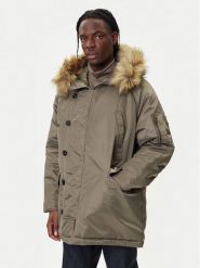 HUGO Parka Makaro2541 50546236 Beżowy Regular Fit. Brązowe parki męskie Hugo, m, bez wzorów, z syntetyku, bez kaptura. Za 1,979.00 zł.