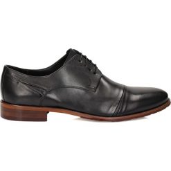 Czarne półbuty męskie. Eleganckie półbuty męskie marki Kazar. Za 449.00 zł.