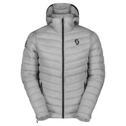 Kurtka ocieplana męska SCOTT Insuloft Tech Primaloft Hoody. Szare kurtki narciarskie i snowboardowe męskie Scott, na zimę, m, bez wzorów, bez kaptura, narciarskie, primaloft. Za 699.99 zł.