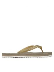 Calvin Klein Jeans Japonki Thong+ Tpu YM0YM01265 Brązowy. Brązowe klapki i japonki męskie Calvin Klein Jeans, bez wzorów, z jeansu. Za 89.99 zł.
