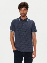 Michael Kors Polo CS550V85KS Granatowy Regular Fit. Niebieskie koszulki polo męskie Michael Kors, m, bez wzorów, z bawełny, bez kołnierzyka, bez ramiączek. Za 369.99 zł.