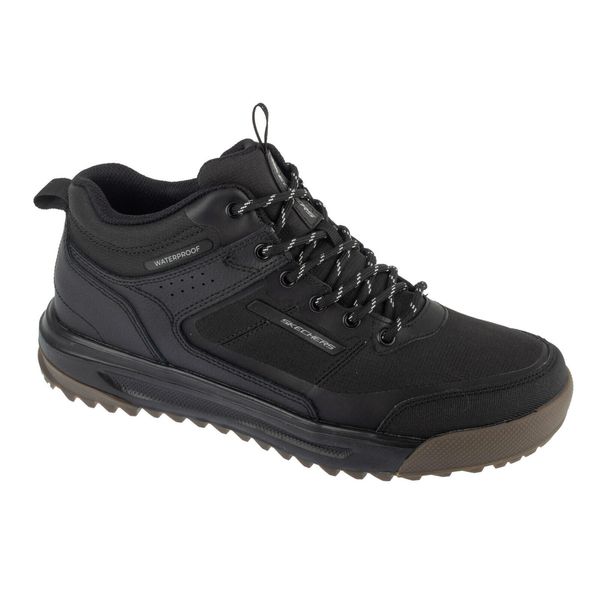 Buty trekkingowe męskie, Urban Street Hiker. Czarne buty trekkingowe męskie Skechers, bez wzorów, bez zapięcia. Za 449.99 zł.