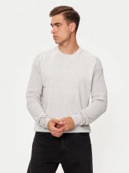 Calvin Klein Jeans Sweter Monologo J30J325671 Szary Regular Fit. Szare kardigany męskie Calvin Klein Jeans, m, bez wzorów, z bawełny, bez ramiączek. Za 269.99 zł.