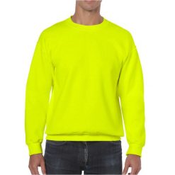 Bluza Rozpinana Z Grubej Mieszanki Dla Dorosłych Unisex. Zielone bluzy rozpinane męskie GILDAN, m, bez wzorów, bez ramiączek, bez kaptura. Za 63.99 zł.