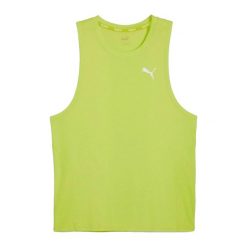 Bluzki Puma Run Favorite Singlet M Dorosłych. Zielone buty do biegania męskie Puma, bez wzorów, bez zapięcia, na fitness i siłownię. Za 96.80 zł.