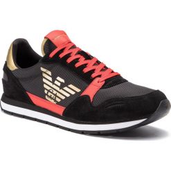 Sneakersy EMPORIO ARMANI - X4X215 XL198 A047 Black. Buty sportowe na co dzień męskie marki Emporio Armani. Za 689.00 zł.