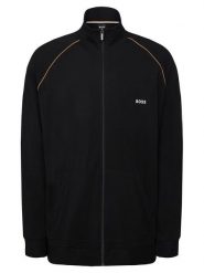 BOSS Bluza Mix&Match 50515307 Czarny Regular Fit. Czarne bluzy rozpinane męskie Boss, m, bez wzorów, z bawełny, bez ramiączek, bez kaptura. Za 279.99 zł.