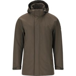 Kurtka wodoodporna Whistler Marico W-PRO 10000. Czarne kurtki męskie Whistler, bez wzorów, sportowe, bez ramiączek, bez kaptura. W wyprzedaży za 344.50 zł.