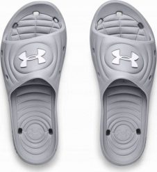 Under Armour KLAPKI MĘSKIE UA 3023758-100 LOCKER IV SL. Klapki i japonki męskie Under Armour, bez wzorów. Za 64.90 zł.
