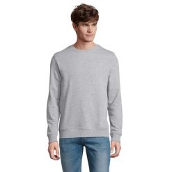 Bluza Unisex Dla Dorosłych Comet Melange. Szare bluzy nierozpinane męskie SOL'S, m, bez wzorów, bez ramiączek, bez kaptura. Za 111.99 zł.