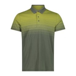 Polo CMP. Zielone koszulki polo męskie CMP, m, bez wzorów, sportowe, bez kołnierzyka, bez ramiączek. Za 170.00 zł.