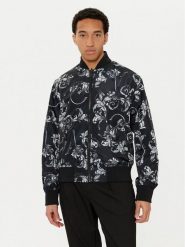 Versace Jeans Couture Kurtka przejściowa 78GASD07 CQD92 Czarny Regular Fit. Czarne kurtki męskie Versace Jeans Couture, m, bez wzorów, z jeansu, bez ramiączek, bez kaptura. Za 1,759.00 zł.