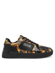 Versace Jeans Couture Sneakersy 79YA3SJ4 ZPB41 G89 Czarny. Czarne buty sportowe na co dzień męskie Versace Jeans Couture, m, bez wzorów, z jeansu, bez ramiączek, bez kaptura. Za 619.99 zł.