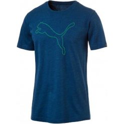 Puma Koszulka Sportowa Brand Cat Logo Tee Lapis Blue Heather S. Brązowe t-shirty sportowe męskie Puma, z materiału, sportowe. W wyprzedaży za 75.00 zł.
