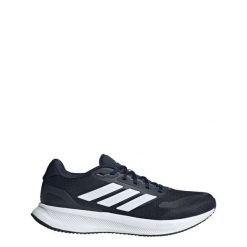 Buty Runfalcon 5 Running. Białe buty do biegania męskie ADIDAS, bez wzorów, bez zapięcia, do biegania. Za 259.00 zł.