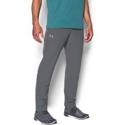 Spodnie w kolorze szarym. Szare spodnie dresowe męskie marki Under Armour. W wyprzedaży za 199.95 zł.