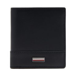 Portfel Tommy Hilfiger. Czarne portfele męskie Tommy Hilfiger, bez wzorów. Za 189.99 zł.