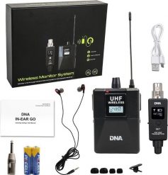 Słuchawki DNA DNA IN-EAR GO system bezprzewodowy nagłośnienia odsłuch douszny. Słuchawki nauszne BITMAT. Za 329.00 zł.