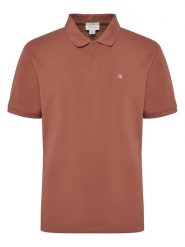 Calvin Klein Jeans Polo LV040EM269 Brązowy Regular Fit. Brązowe koszulki polo męskie Calvin Klein Jeans, m, bez wzorów, z bawełny, bez kołnierzyka, bez ramiączek. Za 289.99 zł.