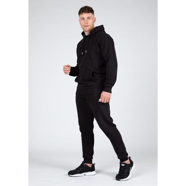 Crowley Męskie Oversize bluza z kapturem - Czarny. Czarne bluzy nierozpinane męskie GORILLA WEAR, m, bez wzorów, z kapturem. Za 265.00 zł.