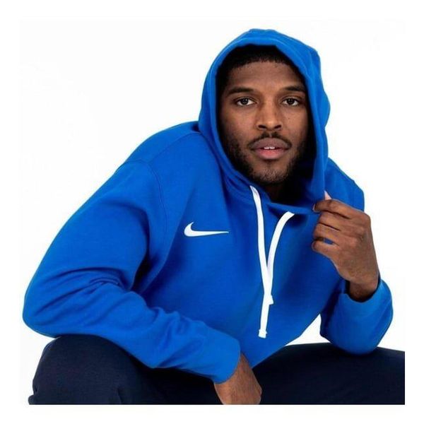 Bluza z kapturem Nike Park 20 Hoodie, Mężczyźni. Białe bluzy nierozpinane męskie Nike, l, bez wzorów, z bawełny, sportowe, bez ramiączek, z kapturem. Za 293.00 zł.