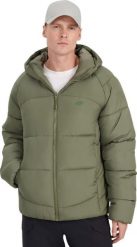 Kurtka puchowa męska 4F M0708 khaki 4FRAW25TDJAM0708 43S 2XL. Brązowe kurtki męskie 4f, m, bez wzorów, z puchu, bez ramiączek, bez kaptura. Za 474.25 zł.