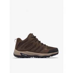 Buty turystyczne męskie Columbia Redmond IV Mid Waterproof. Brązowe buty trekkingowe męskie Columbia, bez wzorów, bez zapięcia, trekkingowe. Za 424.99 zł.
