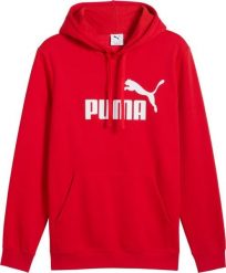 Bluza męska Puma ESS No.1 Logo Hoodie FL czerwona 682570 11 M. Czerwone bluzy nierozpinane męskie Puma, m, bez wzorów, bez ramiączek, bez kaptura. Za 346.44 zł.