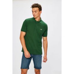 Lacoste - Polo . Szare koszulki polo męskie Lacoste, z bawełny, polo, z krótkim rękawem. W wyprzedaży za 299.90 zł.