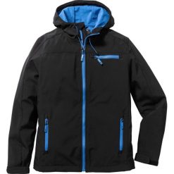 Kurtka softshell Regular Fit bonprix czarny. Kurtki męskie marki bonprix. Za 169.99 zł.