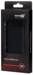 POWERBANK 10000 MAH PB67 BLACK. Czarne powerbanki Standart. Za 45.72 zł.