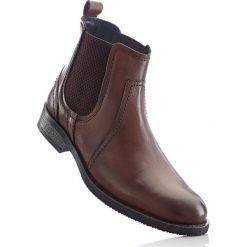 Sztyblety bonprix ciemnobrązowy. Buty zimowe męskie marki bonprix. Za 89.99 zł.