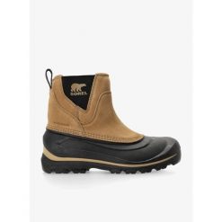 Buty zimowe męskie Sorel Buxton Pull On Boot WP. Brązowe buty trekkingowe męskie Sorel, na zimę, bez wzorów, sportowe, bez obcasa, bez zapięcia. Za 496.99 zł.