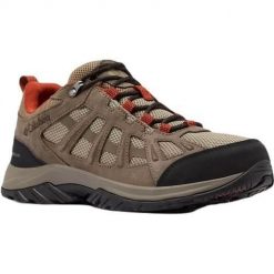 Buty trekkingowe męskie Columbia Redmond Iii Waterproof. Brązowe buty trekkingowe męskie Columbia, bez wzorów, z materiału, sportowe, bez obcasa, bez zapięcia. Za 475.00 zł.