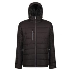 Męska Ocieplana Kurtka Navigate. Czarne kurtki męskie Regatta, m, bez wzorów, z puchu, sportowe, bez ramiączek, bez kaptura. Za 319.99 zł.