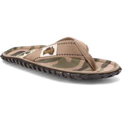 Japonki GUMBIES - Islander Camouflage. Brązowe klapki i japonki męskie Gumbies, z materiału. Za 99.95 zł.