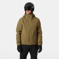 Kurtka narciarska Helly Hansen Alpha 4.0. Brązowe kurtki narciarskie i snowboardowe męskie Helly Hansen, na zimę, m, bez wzorów, bez kaptura, narciarskie. W wyprzedaży za 1,676.50 zł.
