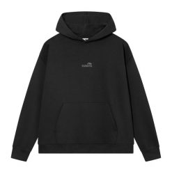 Kubota Bluza Z Kapturem Unisex Statement Czarna. Czarne bluzy nierozpinane męskie Kubota, s, bez wzorów, z bawełny, bez ramiączek, z kapturem. Za 249.99 zł.