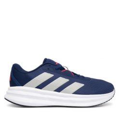 Buty do biegania adidas. Niebieskie buty do biegania męskie ADIDAS, bez wzorów, bez zapięcia, do biegania. Za 239.99 zł.